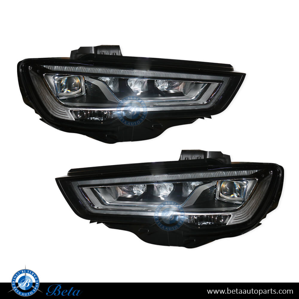 Headlamp Upgrade From Normal to 2020 LED Look for Audi A3 2013-2016 models, Part Number 8V0941003/8V0941004 Headlamp Upgrade From Normal to 2020 LED Look for Audi A3 2013-2016 models, Part Number 8V0941003/8V0941004